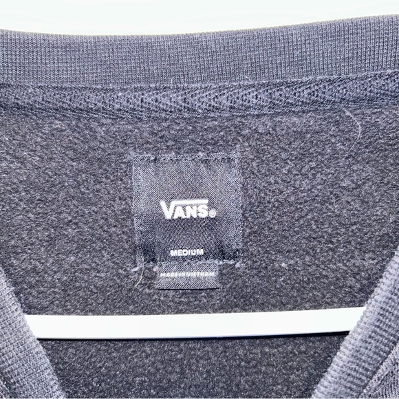 Vans Black Crewneck Sweater with Graphic Design - "Vans Great Escape" - Picture 4 of 5